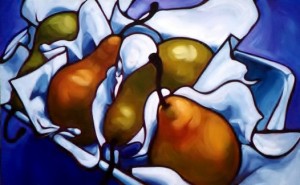 Pears and Tissue 48x36 